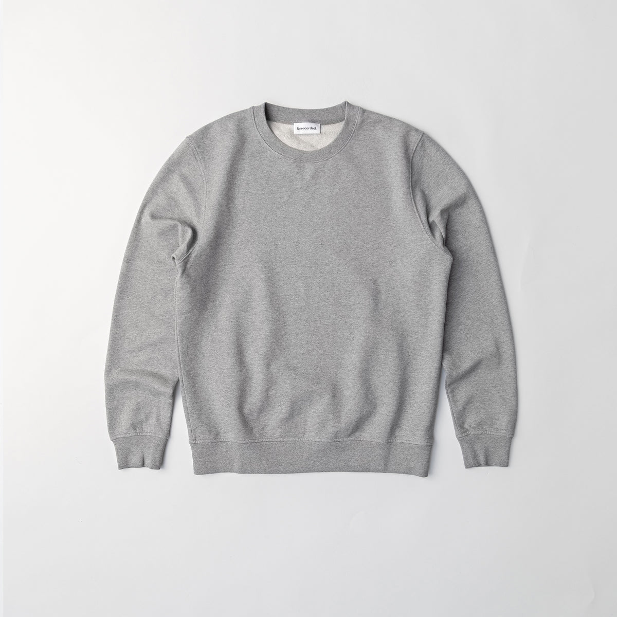 Sweater Grey made from Organic Cotton - Unrecorded - Front Women - Front Men