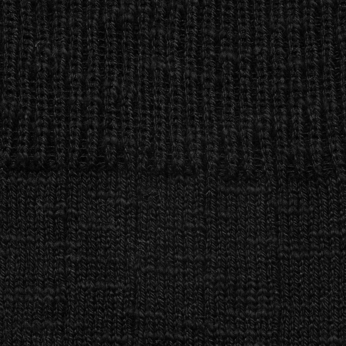 Flammé socks Black knitted in Portugal from a cotton blend - Alternate Men -