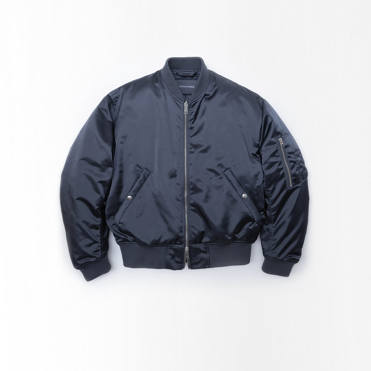 Bomber Jacket Navy made from Econyl - Unrecorded - Front Men - Front Women