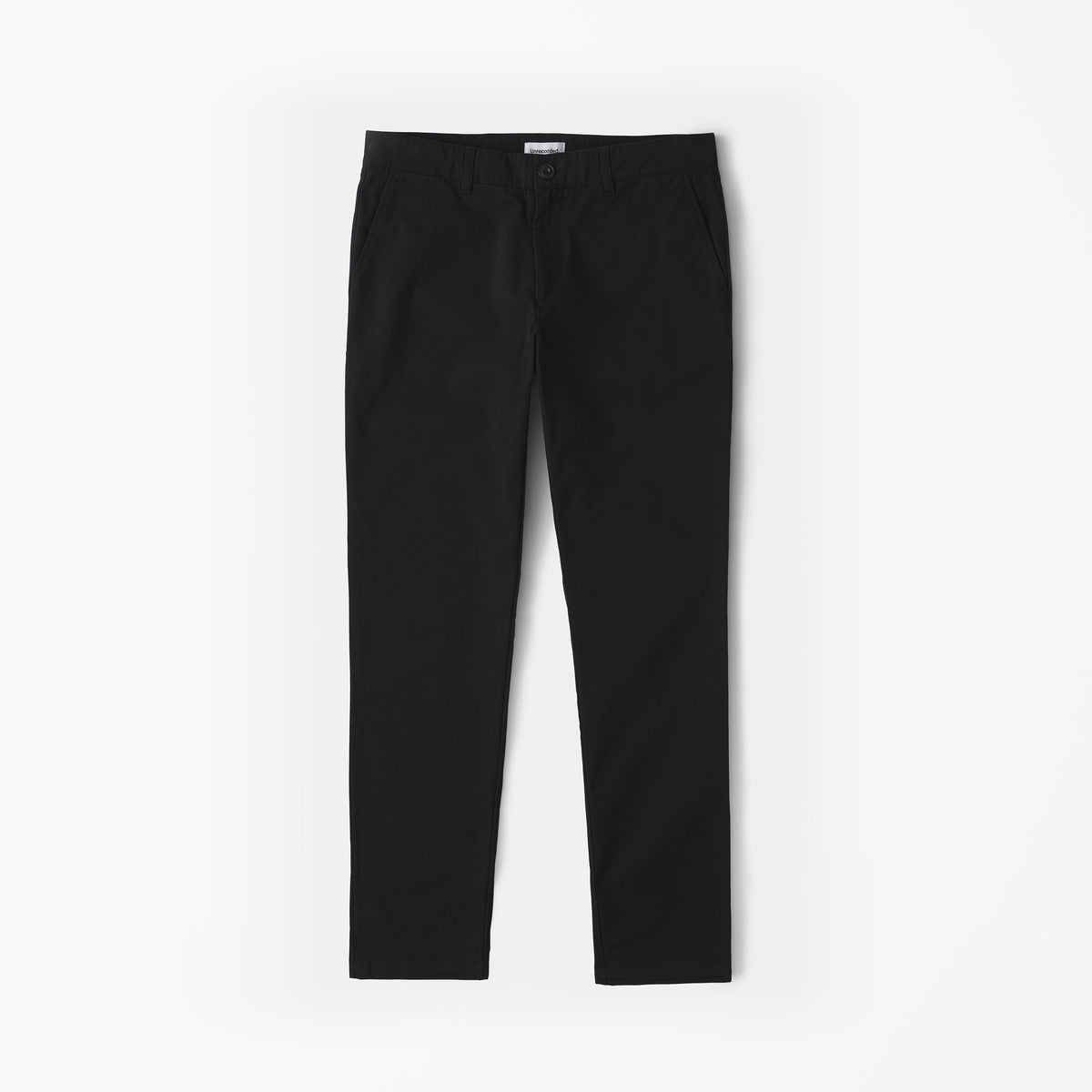 Chino in Black made from organic cotton - Front Men - Only Men