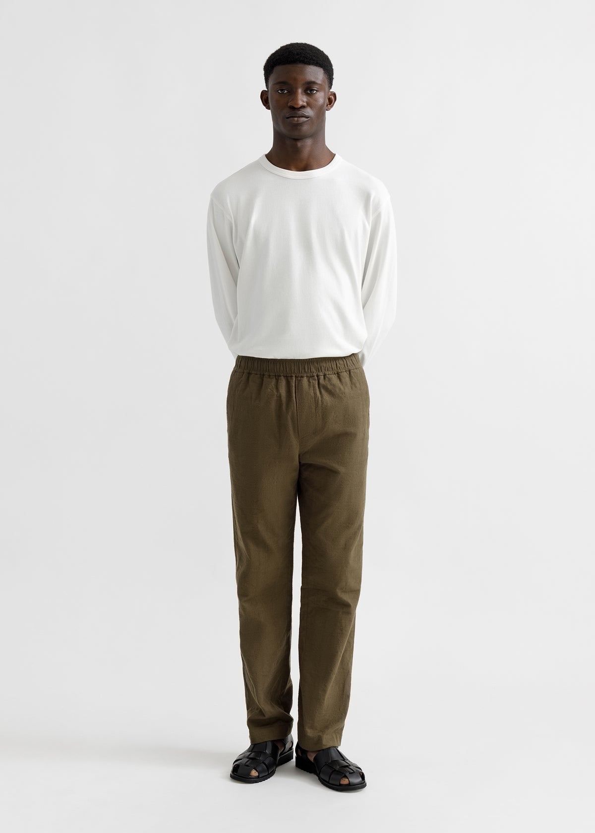 Comfortable Cut Black Mens Trousers | Wholesale Boho Clothing