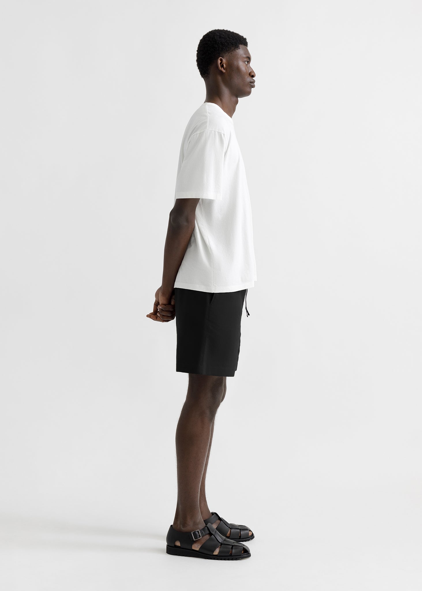 Drawstring Shorts Black – UNRECORDED