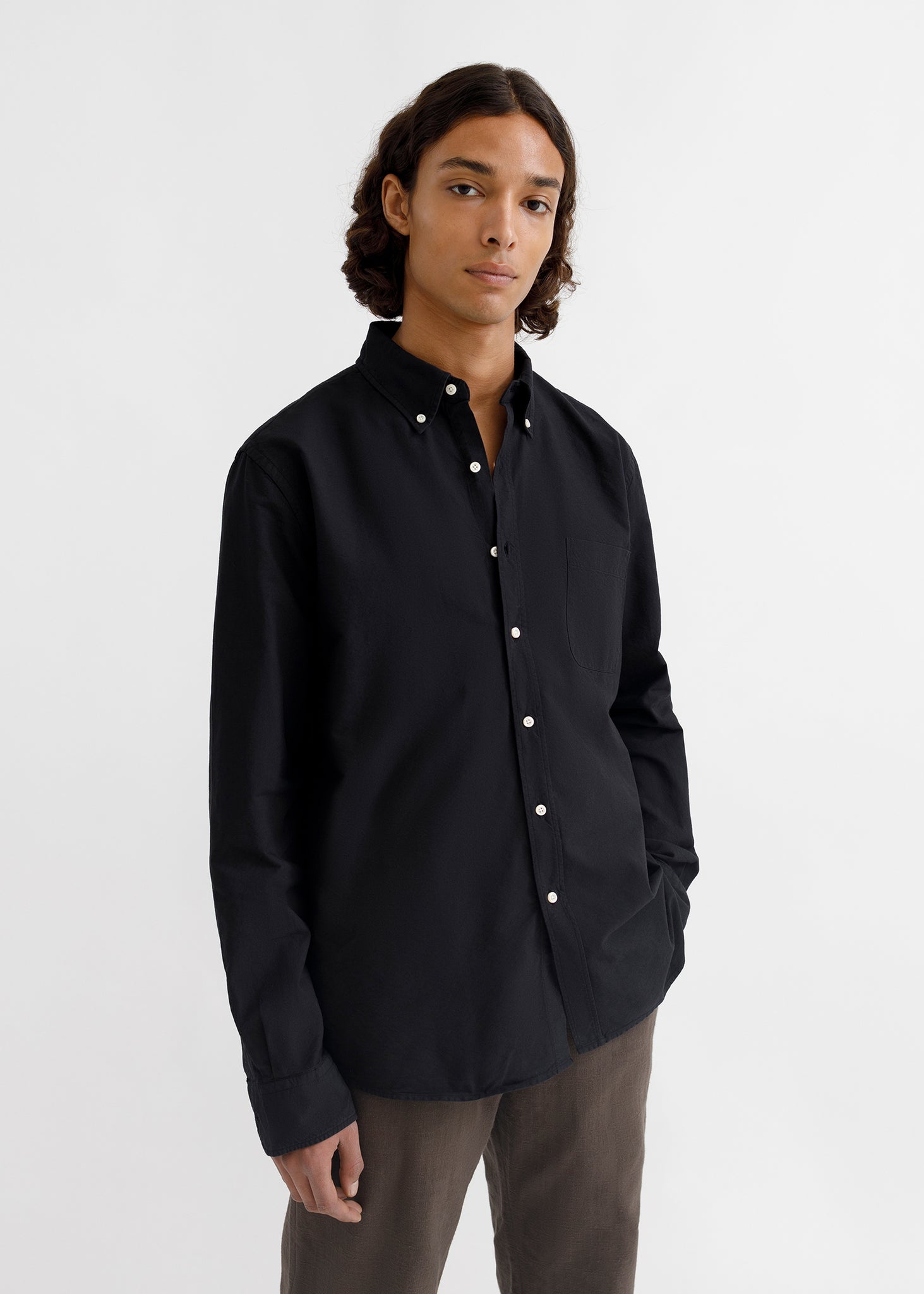 Oxford Shirt - Black – UNRECORDED