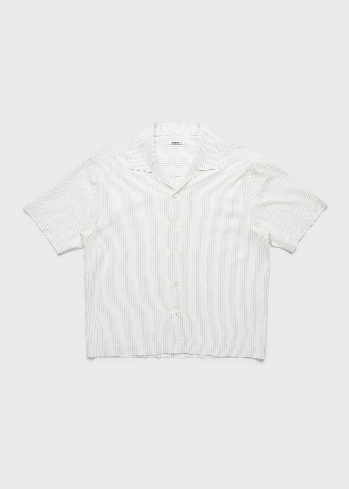 Camp Collar Short Sleeve Shirt White - Alternate Men