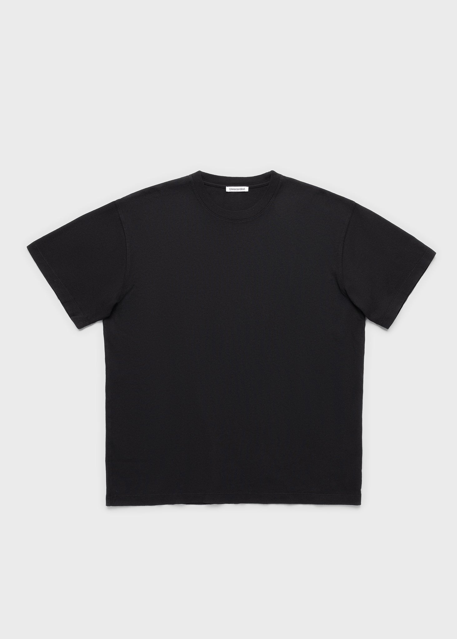 Casual T-Shirt Washed Black – UNRECORDED