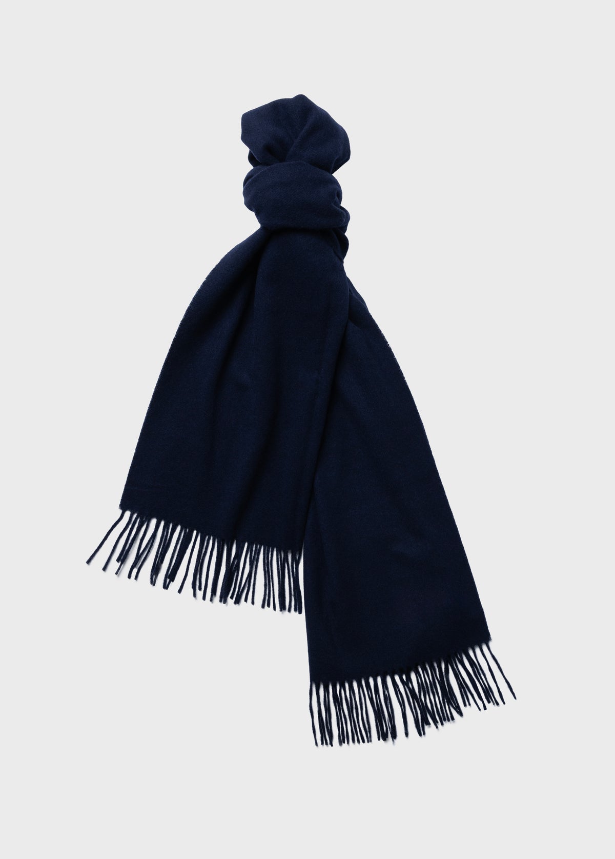 Unrecorded Scarf in Navy - Front Men