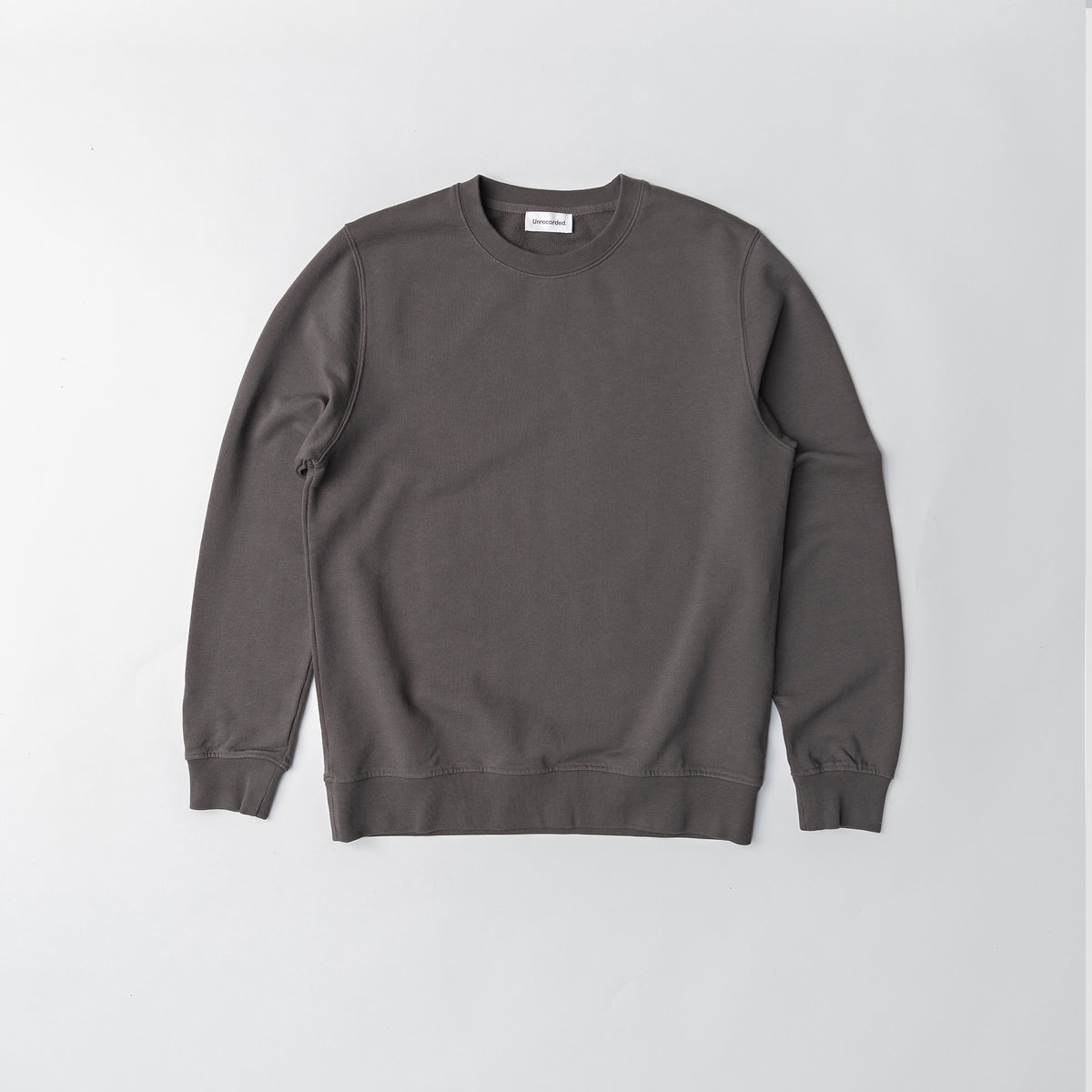 Sweater Charcoal made from Organic Cotton - Unrecorded - Front Women - Front Men