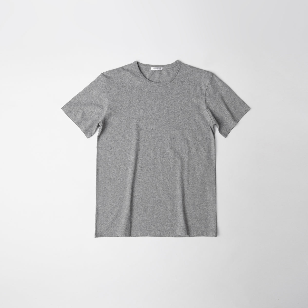 T-Shirt 180 GSM in Grey made from organic cotton - Front Men - Front Women