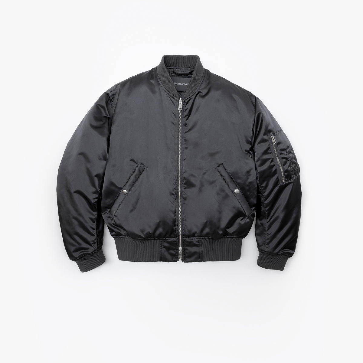 Bomber Jacket  black made from Econyl - Unrecorded - Front Men - Front Women