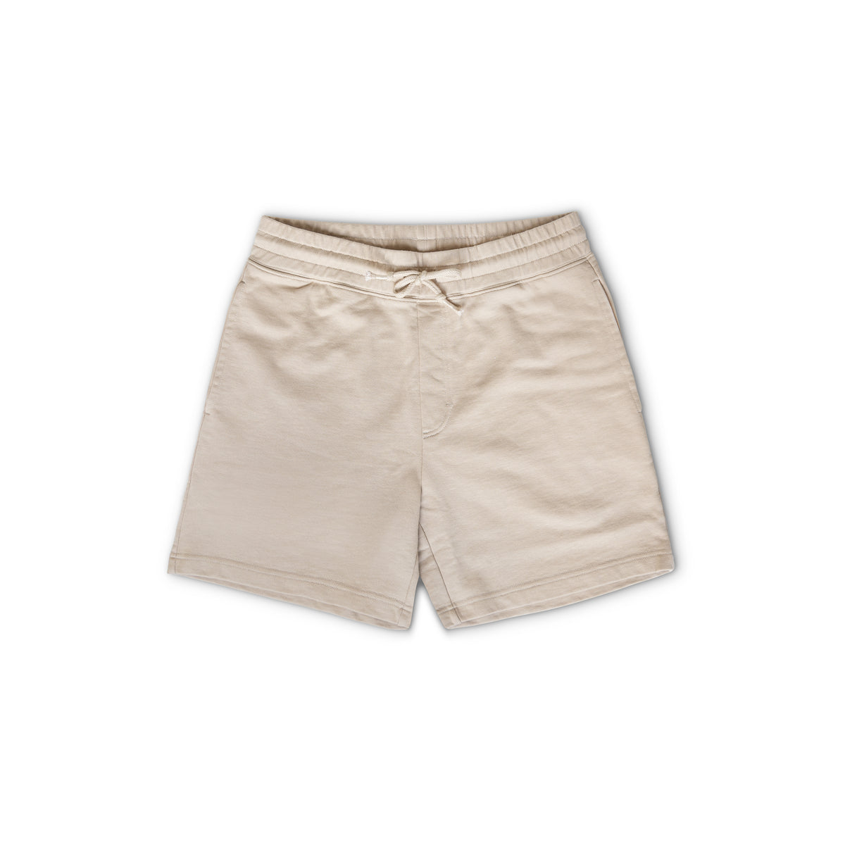 Sweatpant Short Khaki made from Organic Cotton - Unrecorded - Front Men - Alternate Women