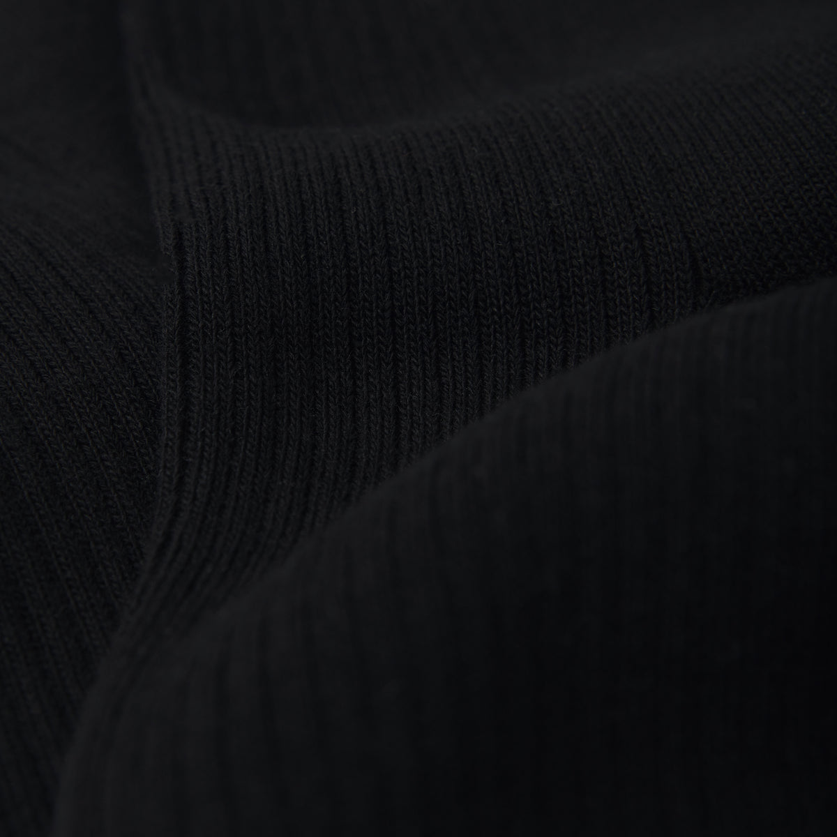 Socks Black knitted in Portugal from an organic cotton blend - Alternate Men - Alternate Women